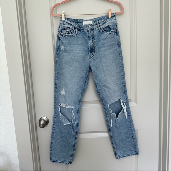 MOTHER Denim - Mother Superior The Dazzler Ankle Jeans Size 27 with Cutouts